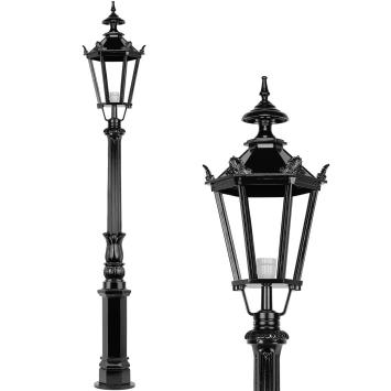 Lantaarn ''Paris'' - forse buitenlamp - zwart of groen