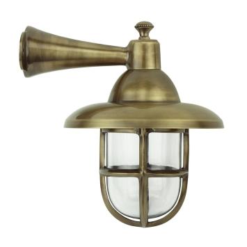 Scheepslamp L - Messing - Rond